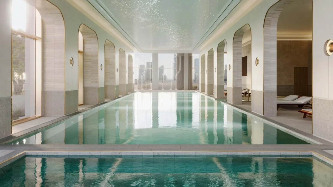 st regis al maryah island the residences indoor pool