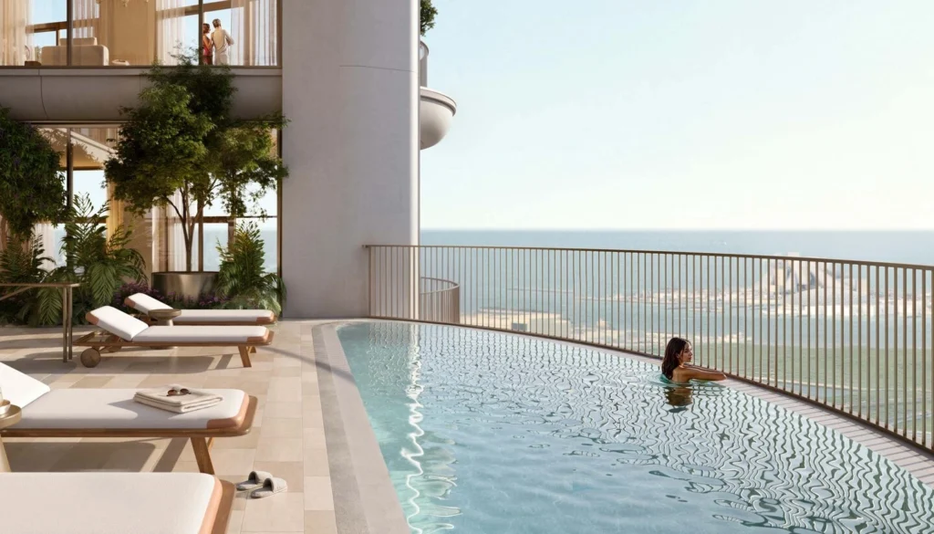 st regis al maryah island the residences private pool view