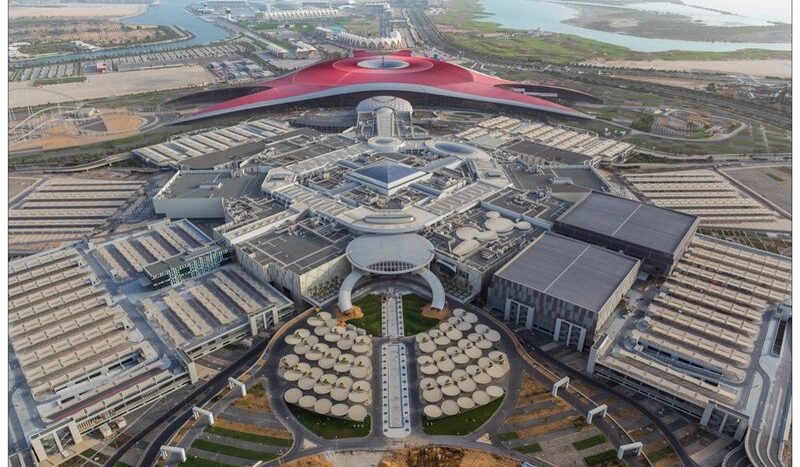 yas mall aerial view