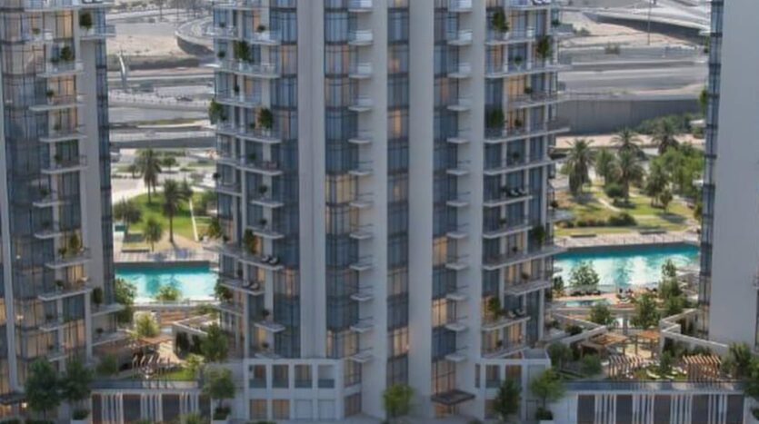 bab al qasr canal view residence in al raha long view