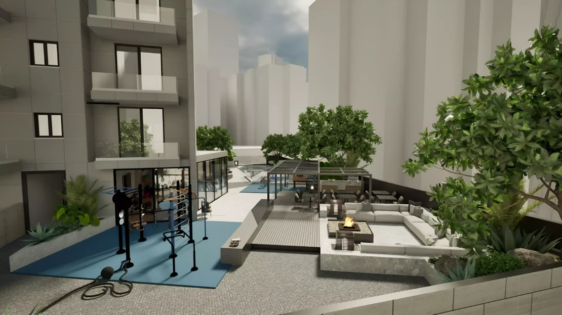esplora by bnw developments at jumeirah village circle outdoor area