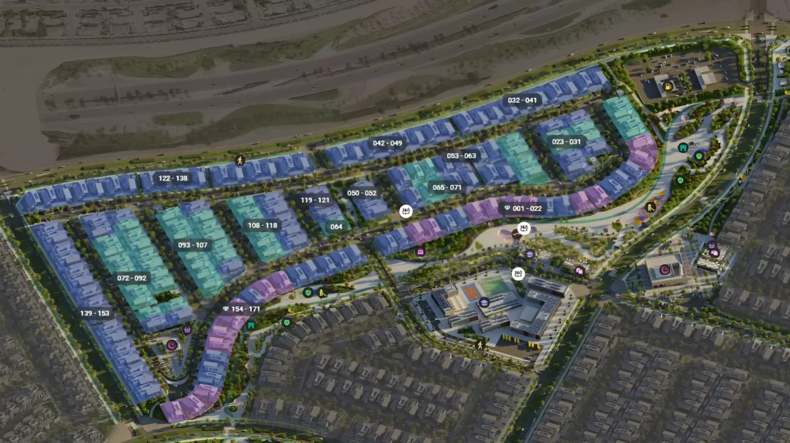 ethir by aldar properties map view