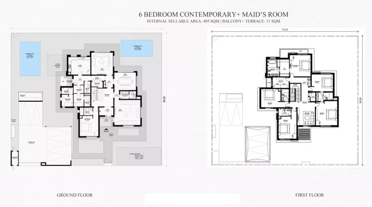 6 bedroom plan