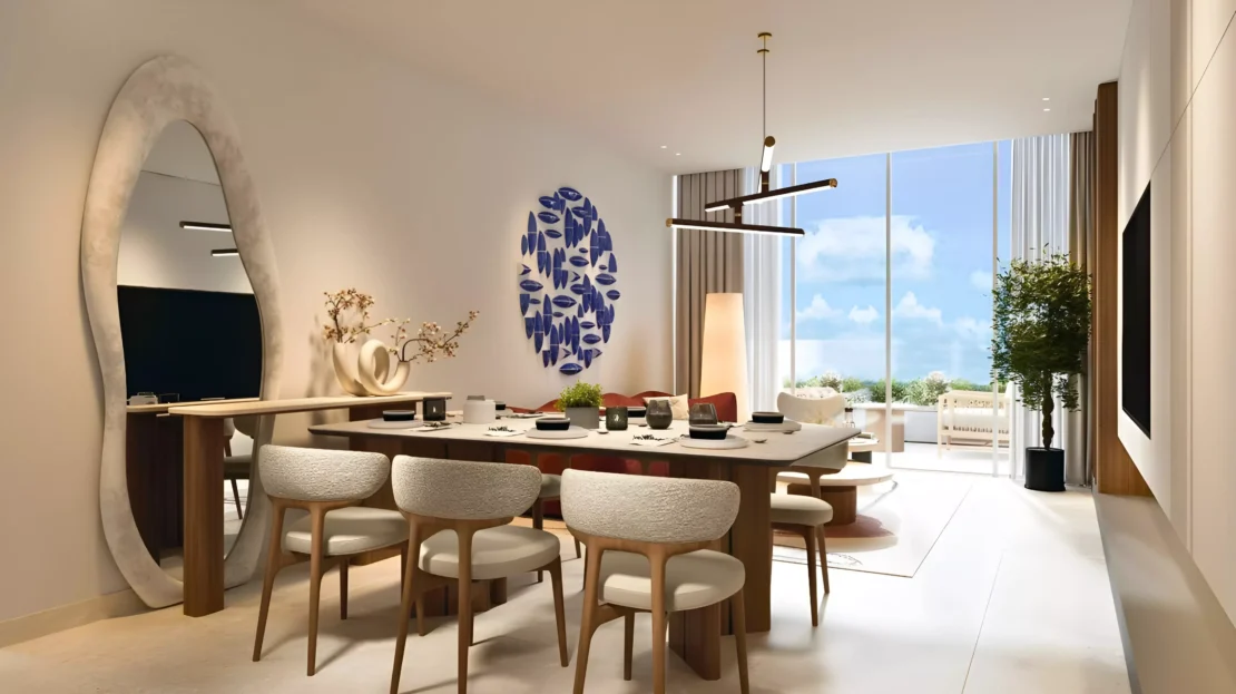 juman 1 in al raha beach by ict dining room