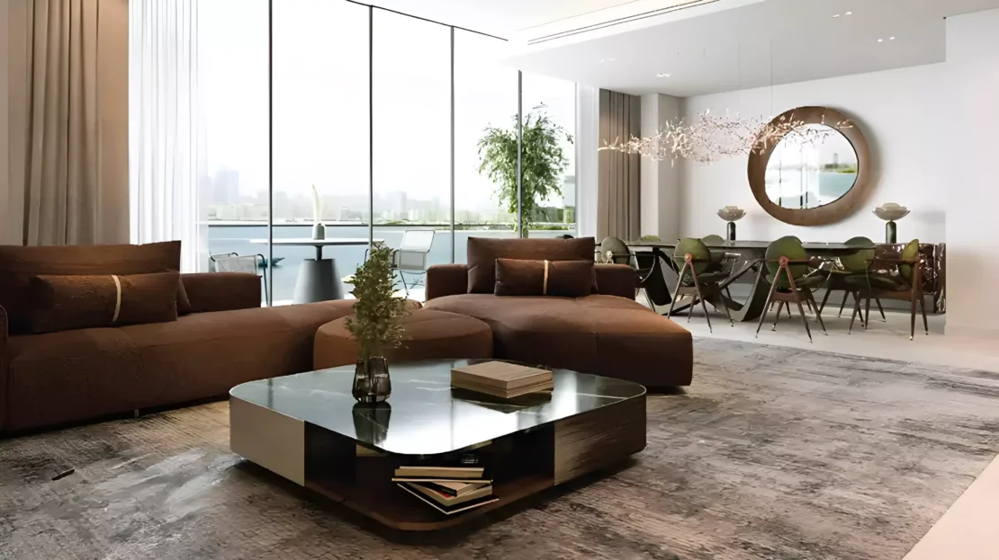 juman 1 in al raha beach by ict living room