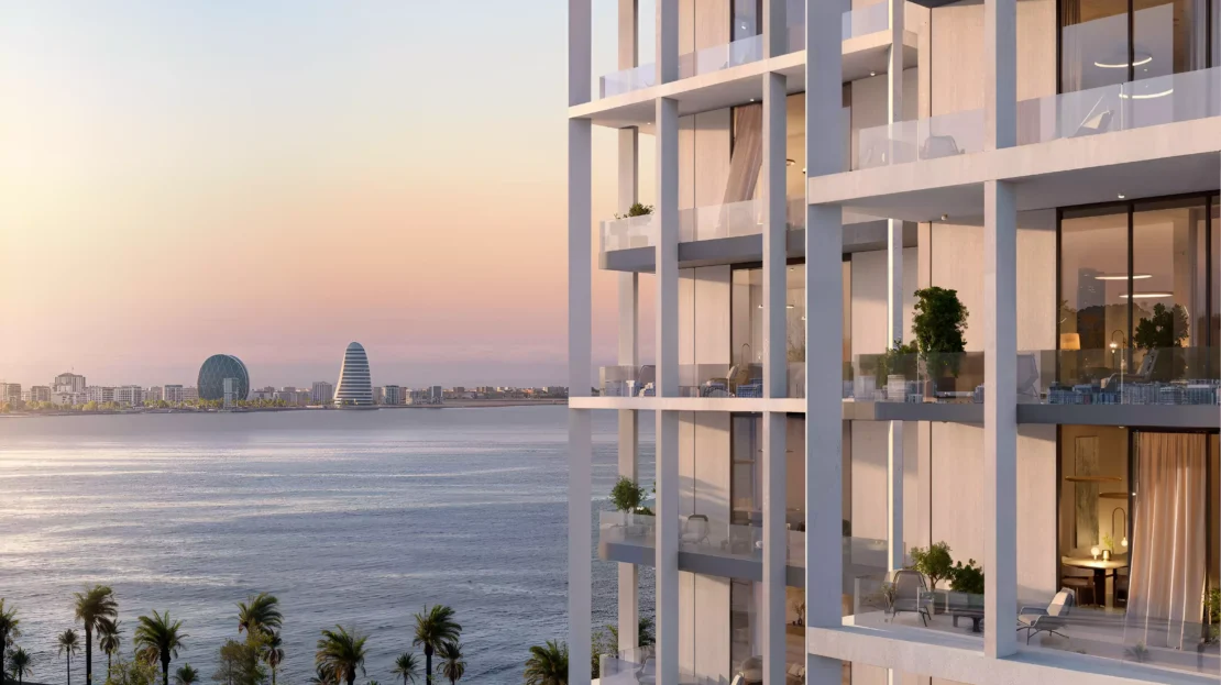 opula residence by dhb properties in yas island side view