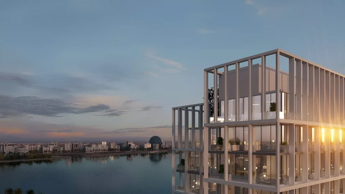opula residence by dhb properties in yas island top view