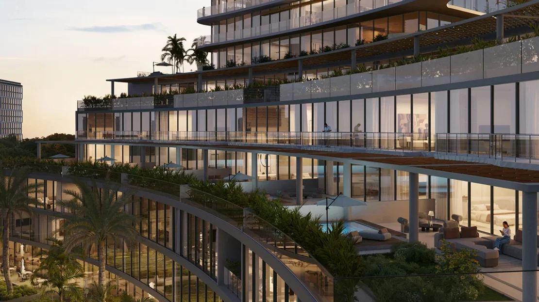 radiant elite tower al reem island private pool