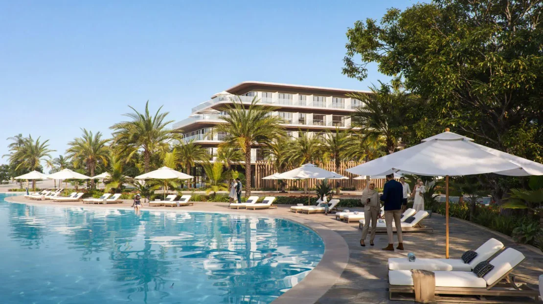 ramhan island by eagle hills pool view