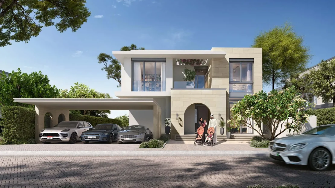 ramhan island by eagle hills villa front view