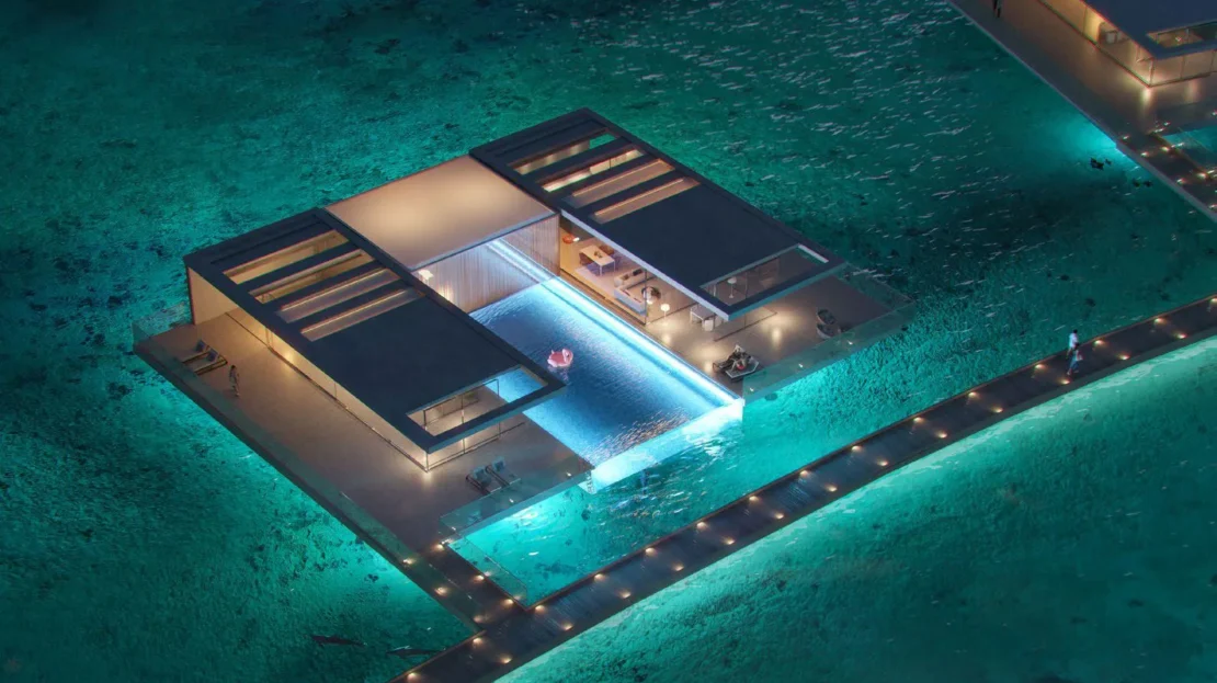 ramhan island by eagle hills water villa