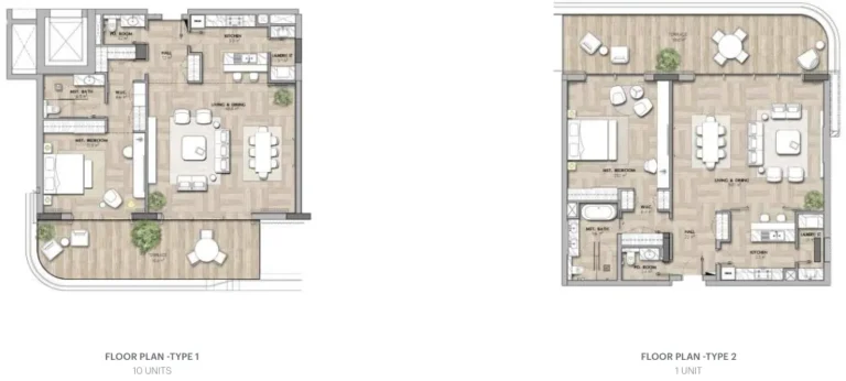 1 bedroom apartment plan