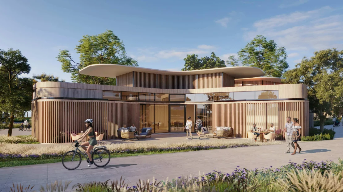 sha residences by imkan properties walkway