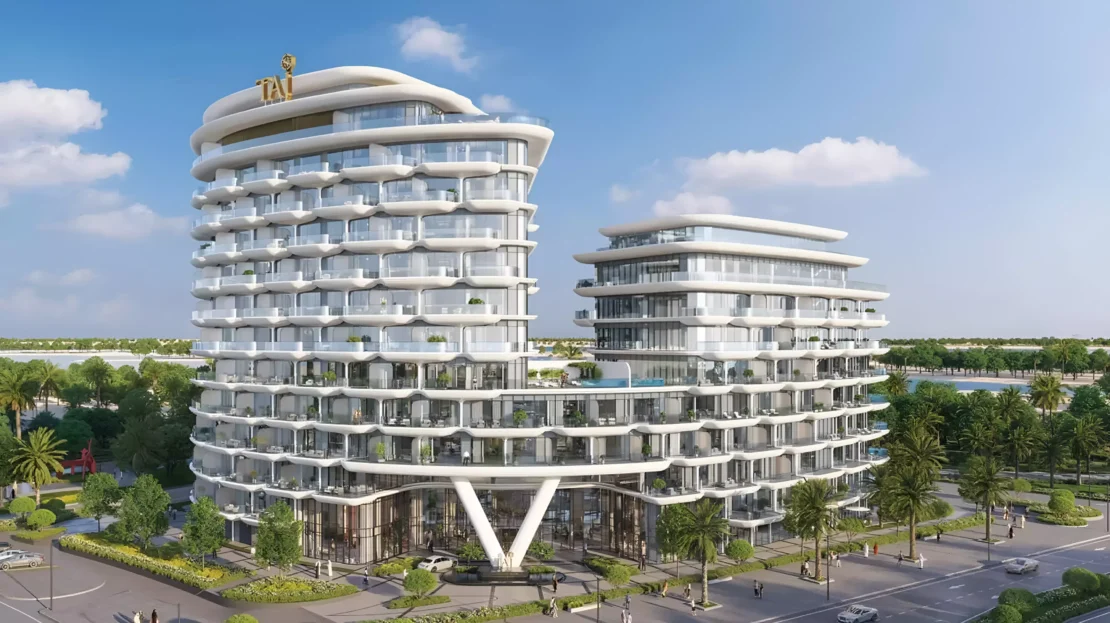 taj wellington mews on al marjan island by bnw developments front view