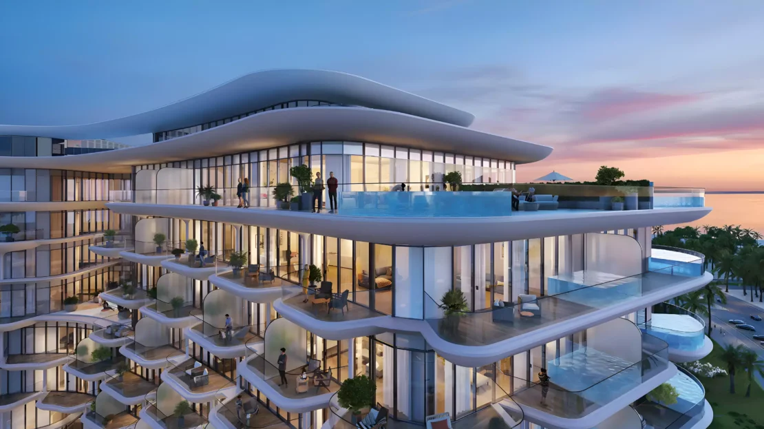 taj wellington mews on al marjan island by bnw developments top view