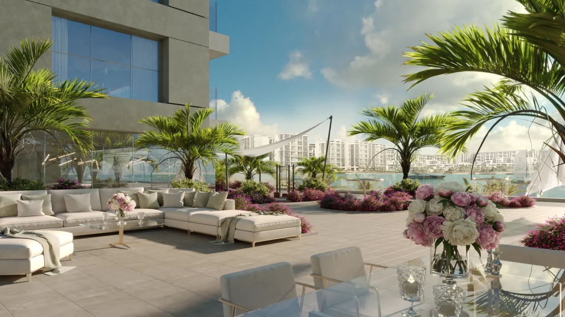 the bay residence 2 by baraka real estate development community area