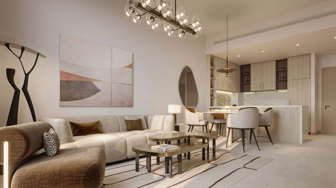 vida residences saadiyat island by al ain properties open living