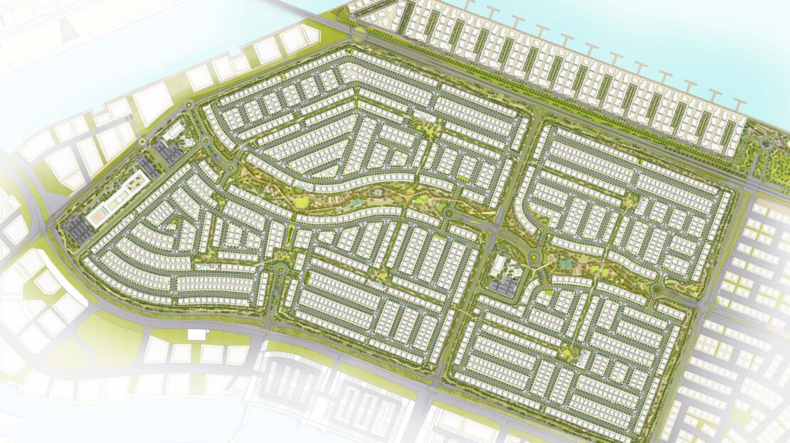 wadeem modon hudayriat island map close up view