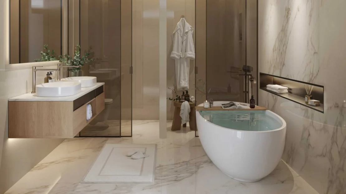fahid beach terraces beachfront apartments bathroom