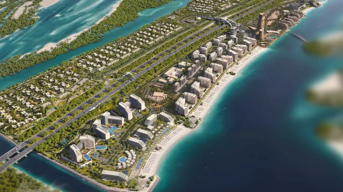 fahid beach terraces beachfront apartments aerial view