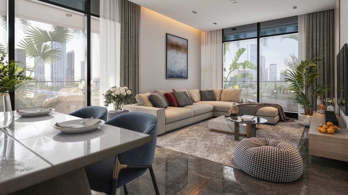 reportage tower living room
