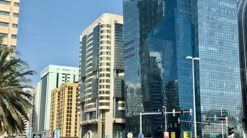 abu dhabi city street
