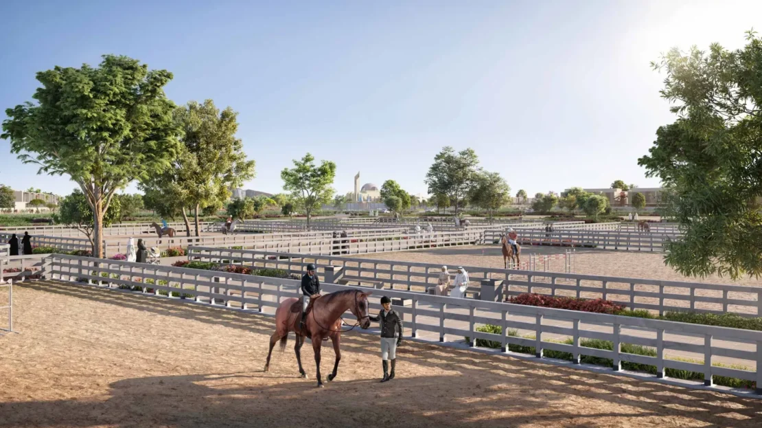 al deem townhomes in al bahyah horse riding area