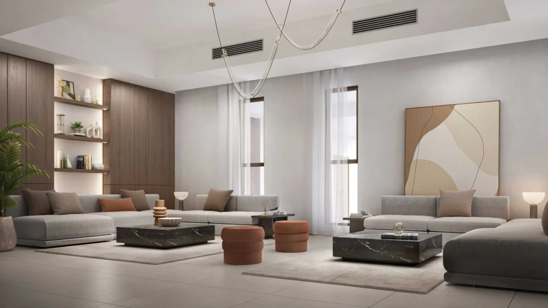 al deem townhomes in al bahyah living room