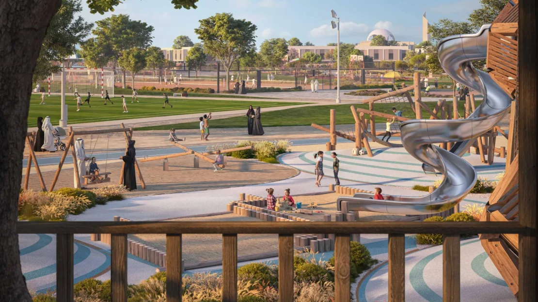 al deem townhomes in al bahyah play area