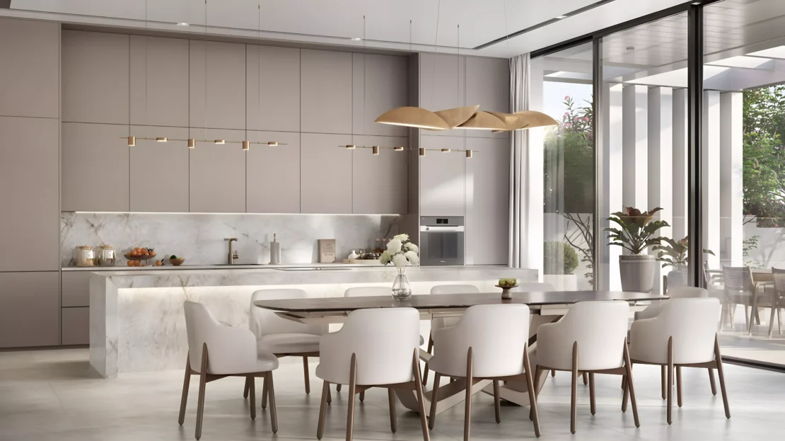 bashayer villas open kitchen