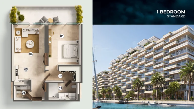 juman 2 luluat al raha 1 bedroom plan