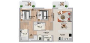 yas living 2 bedroom