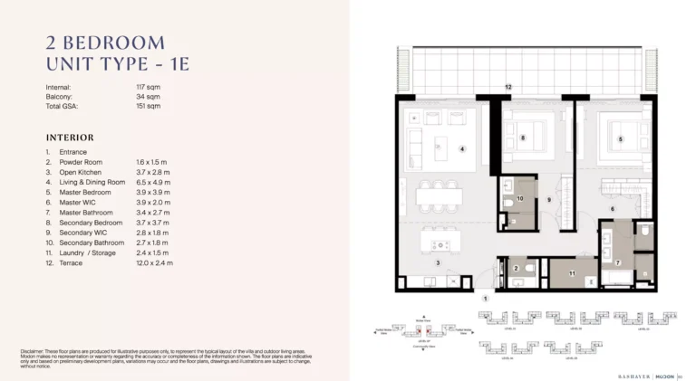 2 bedroom apartment