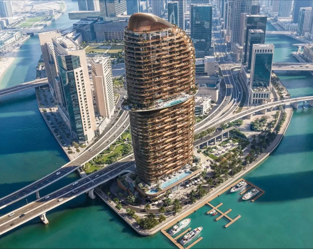 ed Jumeirah residences al maryah island aerial view