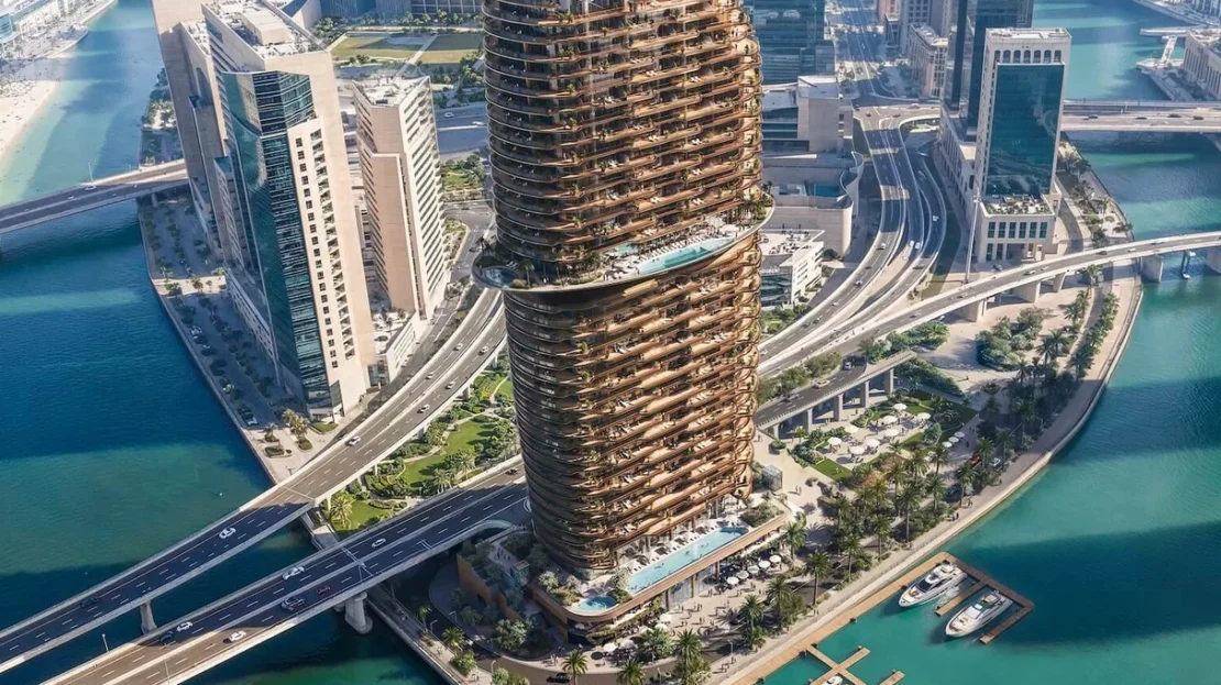 ed Jumeirah residences al maryah island aerial view