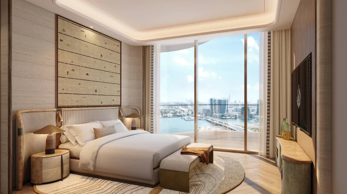 ed Jumeirah residences al maryah island bedroom