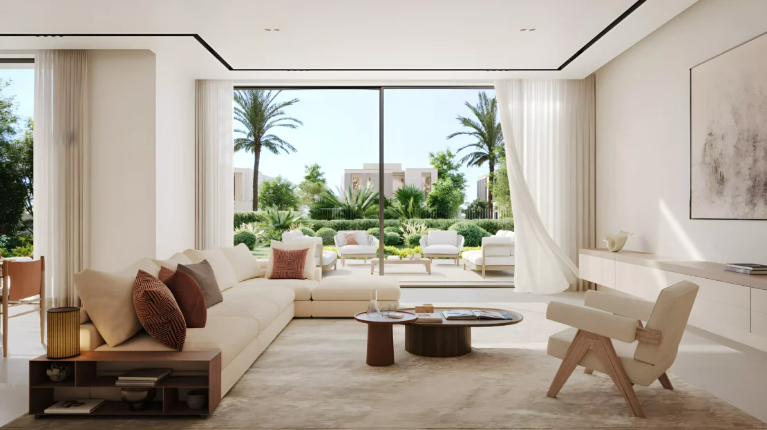 Fay Gardens at Fay Hills Masdar City, Abu Dhabi living room