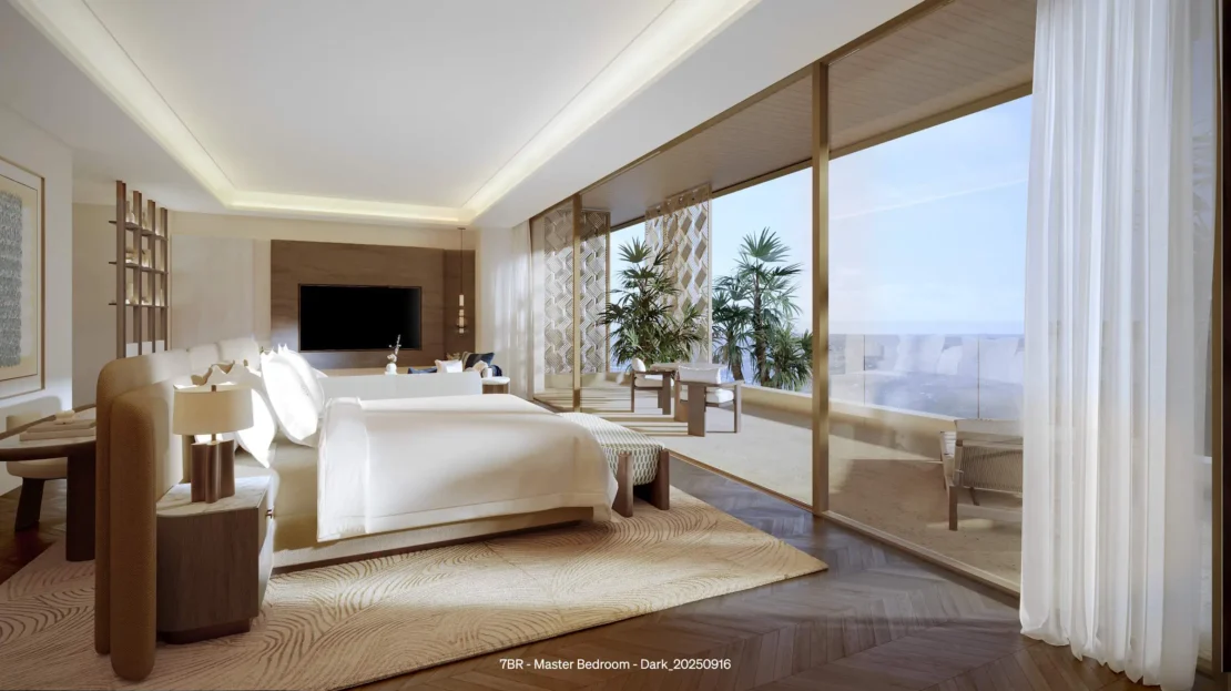 Four Seasons Private Residences Abu Dhabi at Saadiyat Beach bedroom