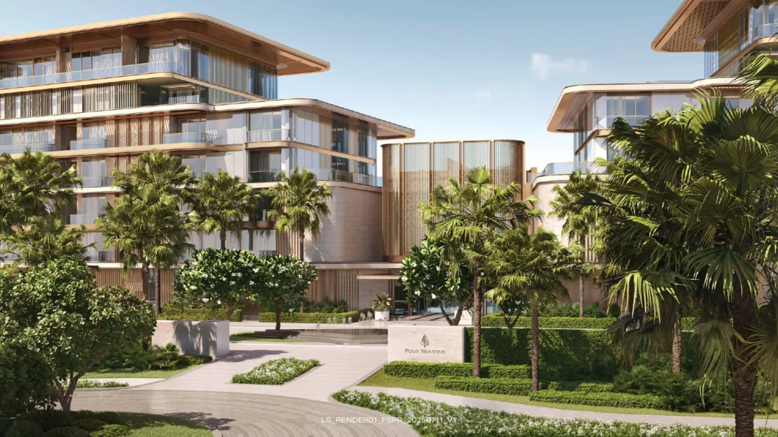 Four Seasons Private Residences Abu Dhabi at Saadiyat Beach entrance