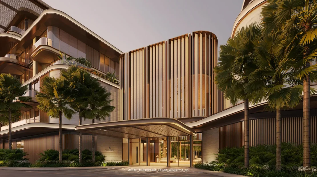 Four Seasons Private Residences Abu Dhabi at Saadiyat Beach entrance