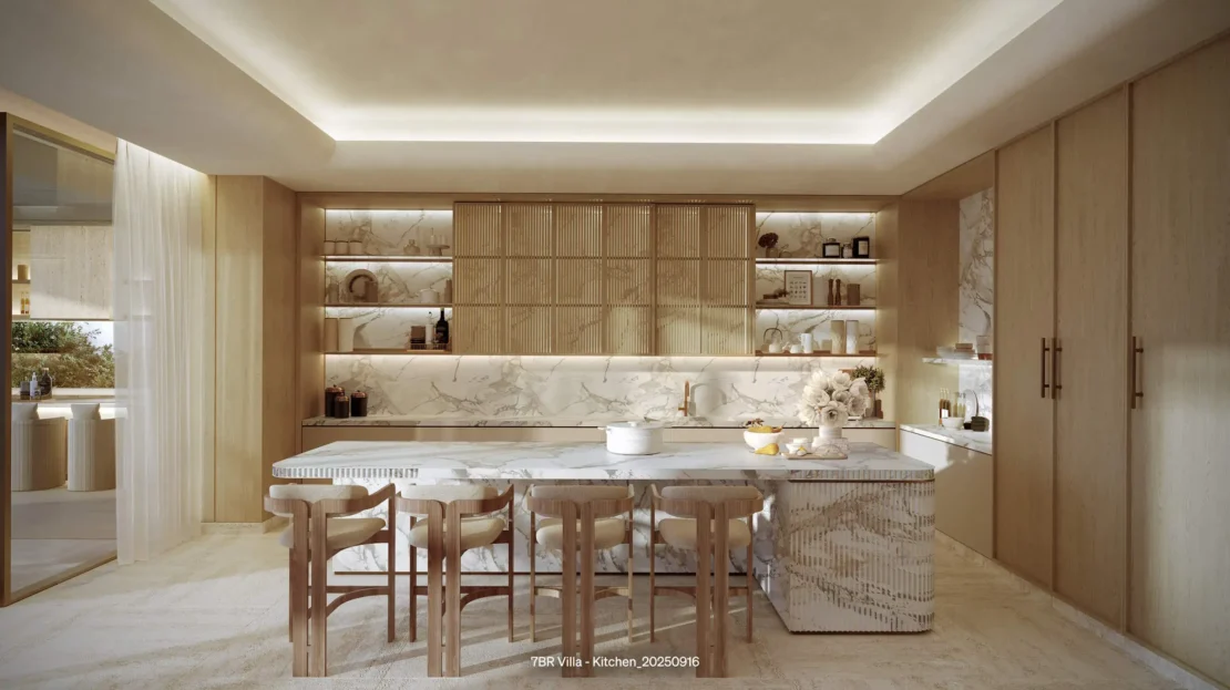 Four Seasons Private Residences Abu Dhabi at Saadiyat Beach kitchen