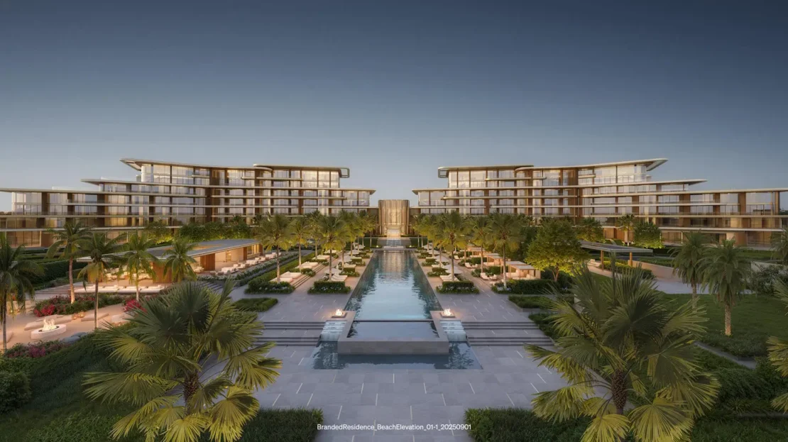 Four Seasons Private Residences Abu Dhabi at Saadiyat Beach long view