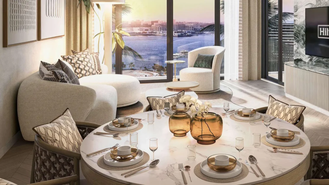 Hilton Residences Al Raha Beach dining