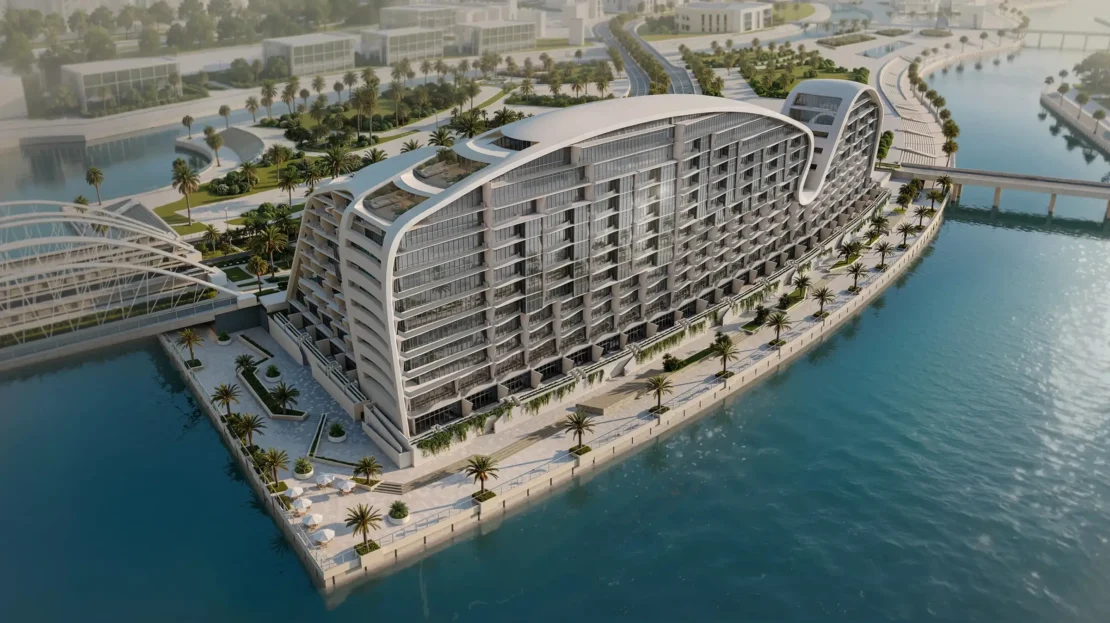 Hilton Residences Al Raha Beach top view
