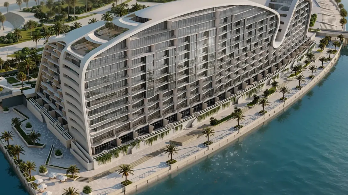 Hilton Residences Al Raha Beach top view