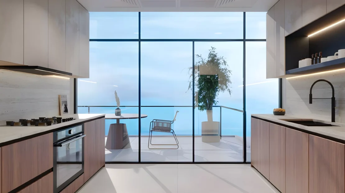 Juman 3 in Al Raha Beach by ICT Development kitchen