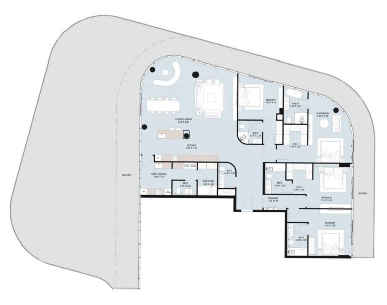 novayas yas island nord 4 bedroom