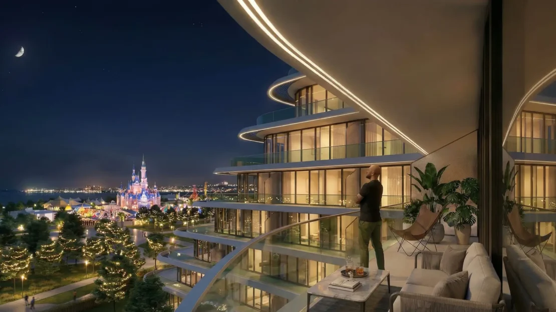 novayas yas island nord balcony view