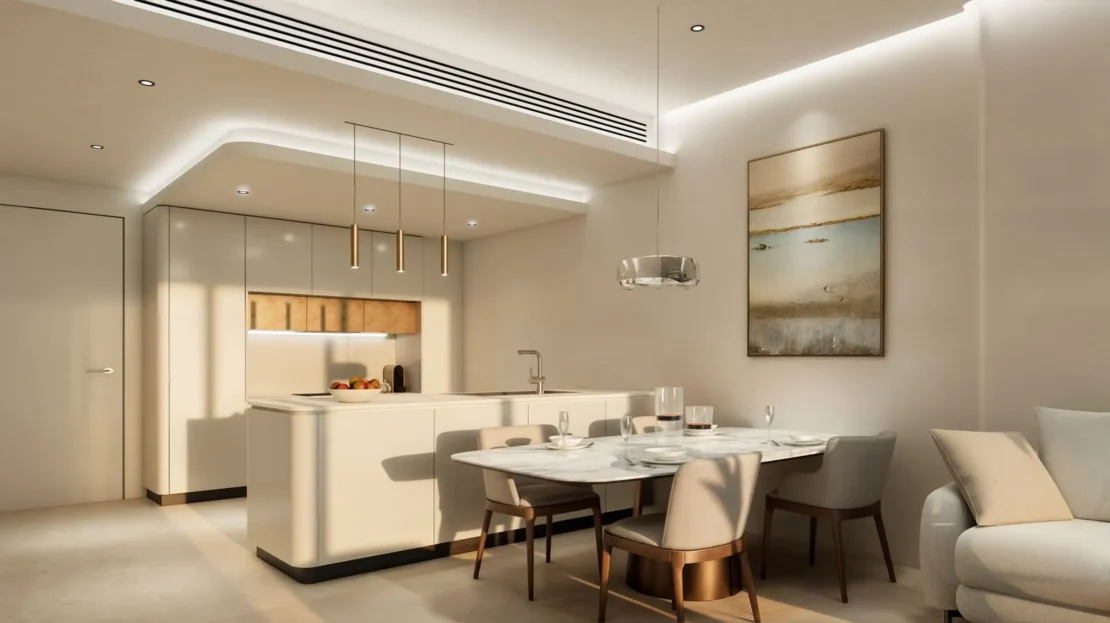 novayas yas island nord open kitchen