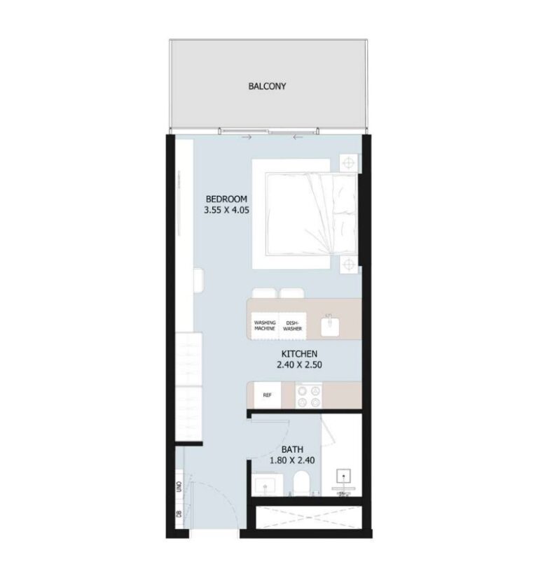 novayas yas island nord studio plan